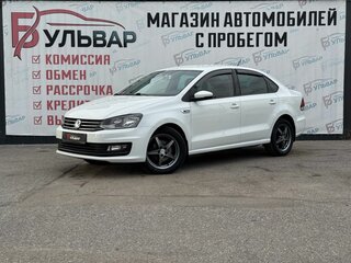 2019 Volkswagen Polo V Рестайлинг, белый, 990000 рублей, вид 3