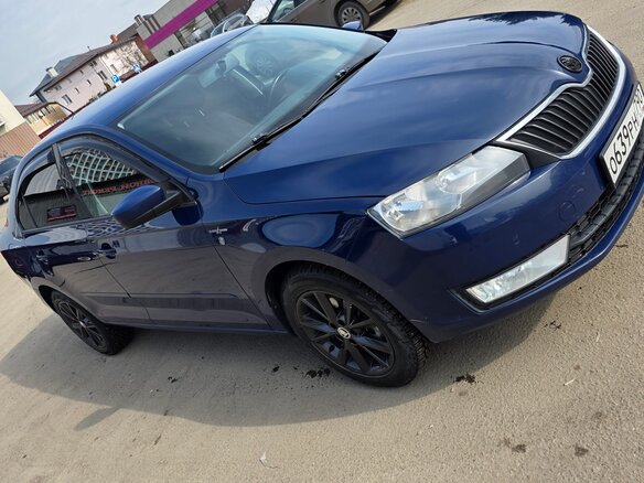 2016 Skoda Rapid I, синий, 750000 рублей - вид 7