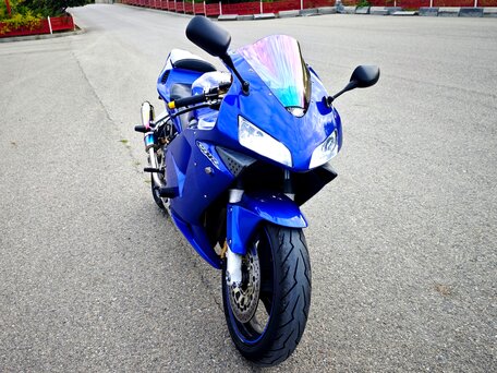 2004 Honda CBR 600RR, синий, 620000 рублей, вид 4