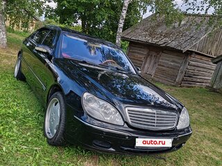 2000 Mercedes-Benz S-Класс 600 Long IV (W220), чёрный, 550000 рублей, вид 2