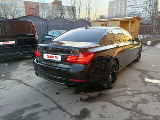 2013 BMW 7 серии Long 750Ld xDrive V (F01/F02/F04) Рестайлинг, чёрный, 2700000 рублей, вид 4