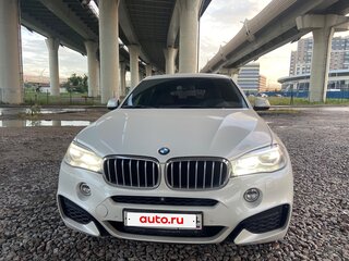 2016 BMW X6 50i II (F16), белый, 3500000 рублей, вид 1