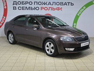 2014 Skoda Octavia III (A7), коричневый, 699000 рублей, вид 3