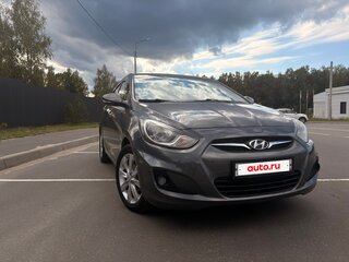 2011 Hyundai Solaris I, чёрный, 780000 рублей, вид 3