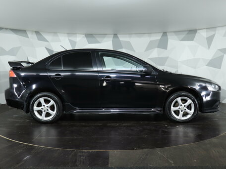2012 Mitsubishi Lancer X Рестайлинг, чёрный, 739000 рублей, вид 4