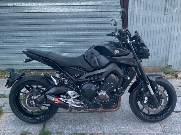 2019 Yamaha MT-09 (FZ-09), чёрный, 1000000 рублей - вид 9