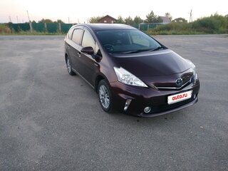 2013 Toyota Prius Alpha I (ZVW40/41), пурпурный, 1480000 рублей, вид 4