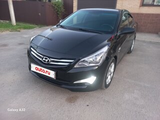 2016 Hyundai Solaris I Рестайлинг, чёрный, 970000 рублей, вид 2