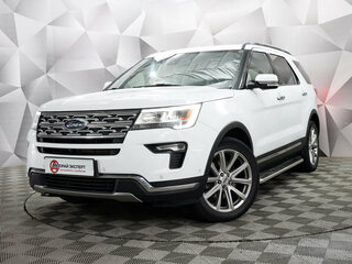 2018 Ford Explorer V Рестайлинг 2, белый, 2797000 рублей, вид 1