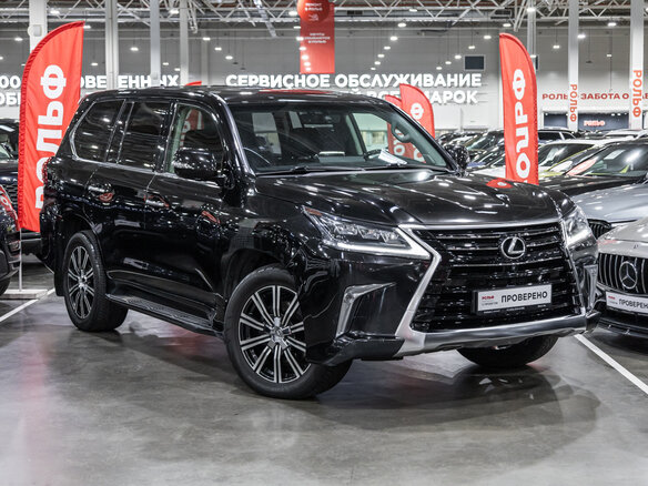 2015 Lexus LX 450d III Рестайлинг 2, чёрный - вид 4
