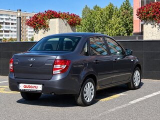 2017 Lada (ВАЗ) Granta I, серебристый, 499999 рублей, вид 4