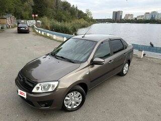 2016 Lada (ВАЗ) Granta I, коричневый, 650000 рублей, вид 3