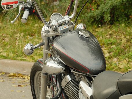 1991 Yamaha XV400 Virago, серый, 248000 рублей, вид 4