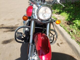 2007 Kawasaki VN900 Vulcan, красный, 520000 рублей, вид 1