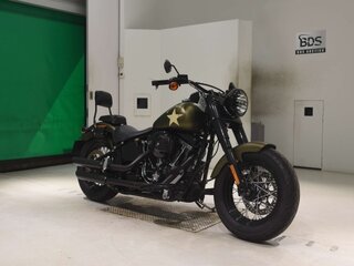 2017 Harley-Davidson Softail Slim, зелёный, 1220000 рублей, вид 4
