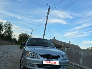 2007 Hyundai Accent ТагАЗ II, серебристый, 450000 рублей, вид 3