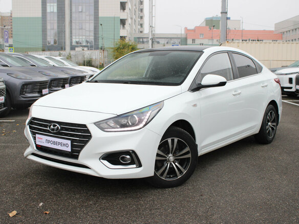 2018 Hyundai Solaris II, белый