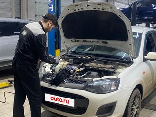 2017 Lada (ВАЗ) Kalina II, белый, 695000 рублей, вид 3