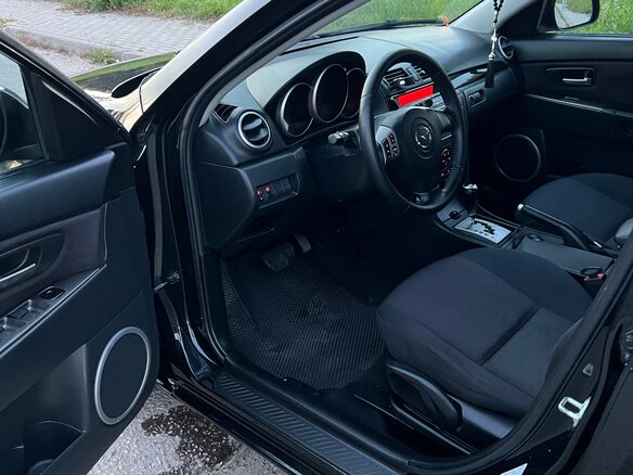 2007 Mazda 3 I (BK) Рестайлинг, чёрный - вид 9