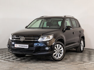 2016 Volkswagen Tiguan I Рестайлинг, чёрный, 1899000 рублей, вид 1
