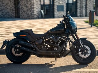 2021 Harley-Davidson Fat Bob, чёрный, 2350000 рублей, вид 3