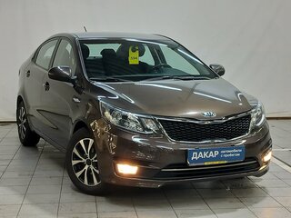 2015 Kia Rio III Рестайлинг, коричневый, 1140000 рублей, вид 3