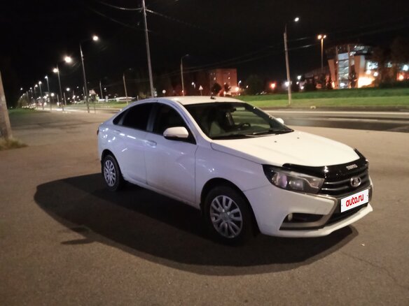 2017 Lada (ВАЗ) Vesta I, белый, 555000 рублей - вид 1