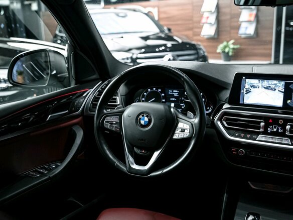 2021 BMW X3 30i xDrive III (G01) Рестайлинг, чёрный - вид 12