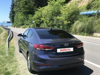 2017 Hyundai Elantra VI (AD), синий, 1300000 рублей, вид 5