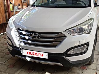 2013 Hyundai Santa Fe III, белый, 1500000 рублей, вид 2