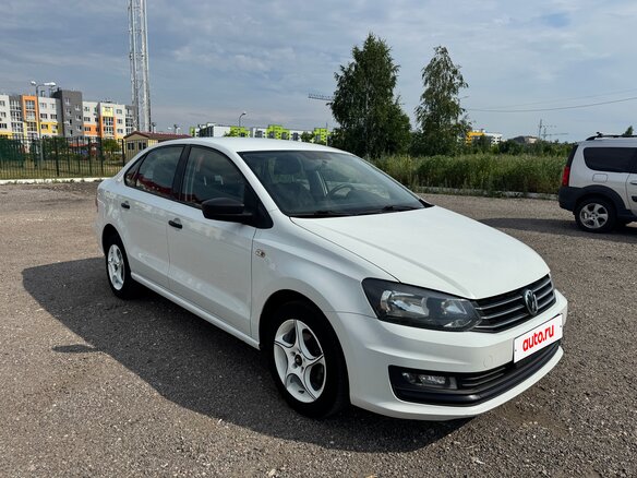 2016 Volkswagen Polo V Рестайлинг, белый