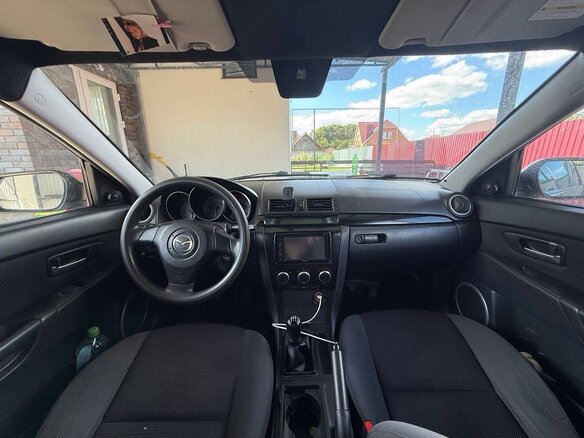2008 Mazda 3 I (BK) Рестайлинг, чёрный, 365000 рублей - вид 7