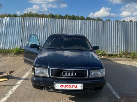 1993 Audi 100 IV (C4), синий, вид 1