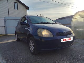 1999 Toyota Vitz I (P10), синий, 199000 рублей, вид 3