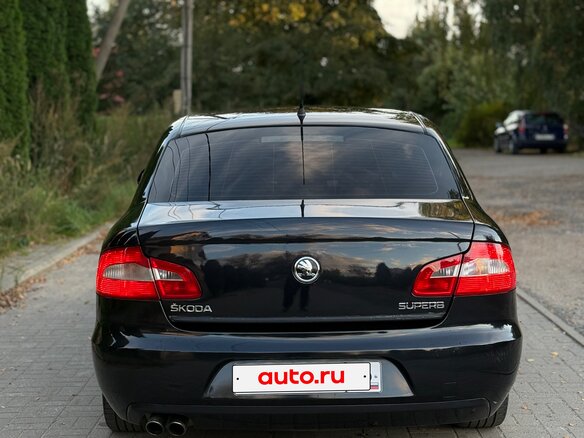 2008 Skoda Superb DSG II, чёрный, 589000 рублей - вид 7