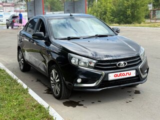 2019 Lada (ВАЗ) Vesta I, чёрный, 850000 рублей, вид 3