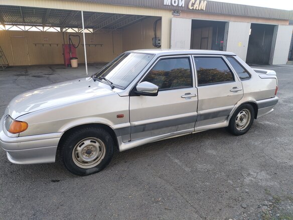 2005 Lada (ВАЗ) 2115, серебристый, 128000 рублей - вид 6