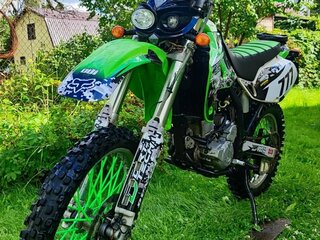 1999 Kawasaki KLX 250, зелёный, 250000 рублей, вид 2
