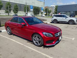 2017 Mercedes-Benz C-Класс 180 9G-TRONIC IV (W205), пурпурный, 1950000 рублей, вид 1