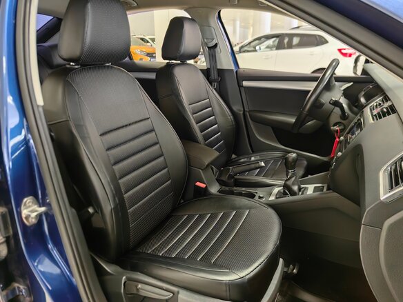 2014 Skoda Octavia III (A7), синий - вид 6