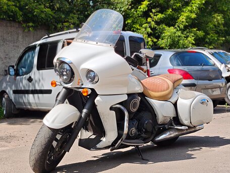 2012 Kawasaki VN1700 Vulcan, белый, 699999 рублей, вид 1