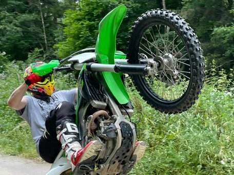 2017 Kawasaki KX 250, зелёный, 410000 рублей, вид 1