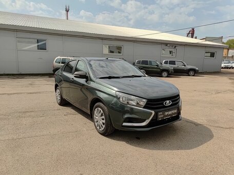 2016 Lada (ВАЗ) Vesta I, зелёный, 512000 рублей, вид 3