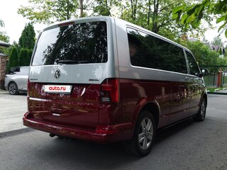 2021 Volkswagen Multivan Long T6 Рестайлинг, красный, 7500000 рублей, вид 3