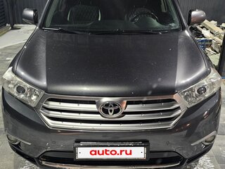 2013 Toyota Highlander II (XU40) Рестайлинг, серый, 1960000 рублей, вид 2