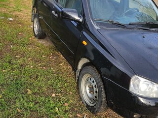 2013 Lada (ВАЗ) Kalina I, чёрный, 215000 рублей, вид 4