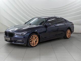 2016 BMW 7 серии 740d xDrive VI (G11/G12), синий, 2978000 рублей, вид 3