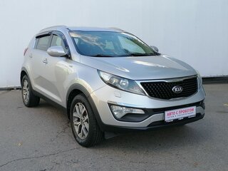 2014 Kia Sportage III Рестайлинг, серебристый, 1360000 рублей, вид 3