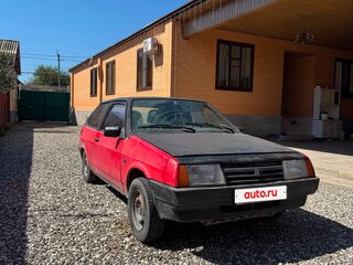 1990 Lada (ВАЗ) 2108, красный, 43000 рублей, вид 1