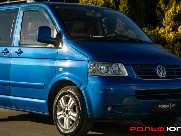 2008 Volkswagen Multivan T5, синий, 1498000 рублей - вид 16